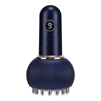 ThermaGlow™ Wireless Heated Meridian Brush – Lymphatic Drainage, Microcurrent Anti-Cellulite Massage for Body & Back