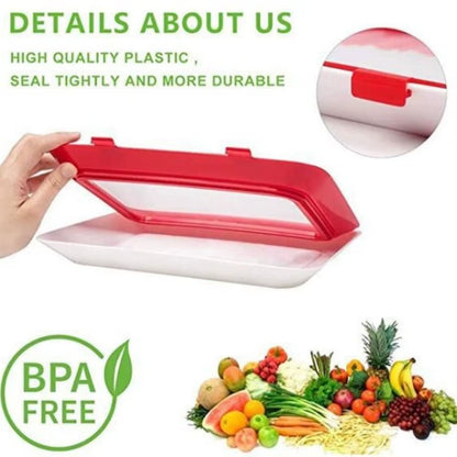 FreshPrep Reusable Meal Prep Tray – Stackable BPA-Free Food Storage Containers for Easy Preservation